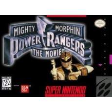 Mighty Morphin Power Rangers The Movie SNES box art – licensed action game for Super Nintendo