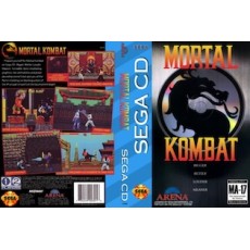 Mortal Kombat Sega CD box art – used Sega game trade in