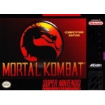 Mortal Kombat SNES box art – fighting game for Super Nintendo