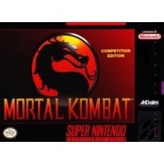 Mortal Kombat SNES box art – fighting game for Super Nintendo