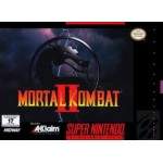 Mortal Kombat II SNES box art – fighting game for Super Nintendo