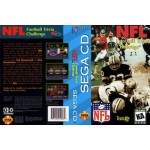 NFL Football Trivia Challenge Sega CD box art – used Sega game trade in