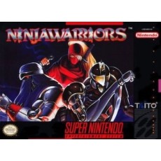 Ninja Warriors SNES box art – retro game for Super Nintendo