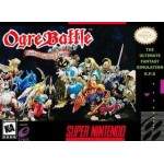 Ogre Battle The March of the Black Queen SNES box art – retro game for Super Nintendo
