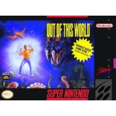 Out of This World SNES box art – retro game for Super Nintendo