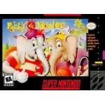 Packy and Marlon SNES box art – retro game for Super Nintendo