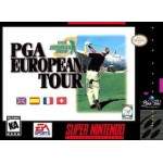 PGA European Tour SNES box art – retro game for Super Nintendo