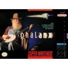 Phalanx SNES box art – retro game for Super Nintendo