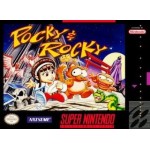 Pocky & Rocky SNES box art – retro game for Super Nintendo