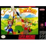 Power Piggs of the Dark Age SNES box art – retro game for Super Nintendo