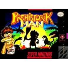 Prehistorik Man SNES box art – retro game for Super Nintendo