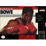 Riddick Bowe Boxing SNES box art – retro game for Super Nintendo