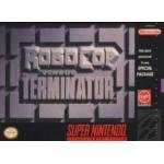 Robocop vs The Terminator SNES box art – retro game for Super Nintendo