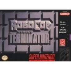 Robocop vs The Terminator SNES box art – retro game for Super Nintendo