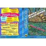 Rock Paintings and Hot Hits Sega CD box art – used Sega game trade in