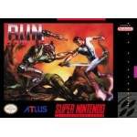 Run Saber SNES box art – retro game for Super Nintendo