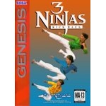 Sega Genesis Box Art 3 Ninjas Kick Back