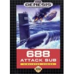 Sega Genesis Box Art 688 Attack Sub
