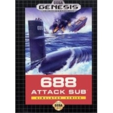 Sega Genesis Box Art 688 Attack Sub