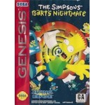 Sega Genesis Box Art The Simpsons Bart's Nightmare