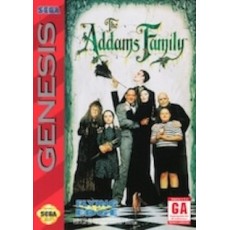 Sega Genesis Box Art The Addams Family