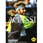 Sega Genesis Box Art Andre Agassi Tennis
