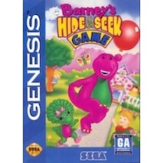 Sega Genesis Box Art Barney Hide and Seek