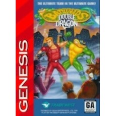 Sega Genesis Box Art Battletoads and Double Dragon