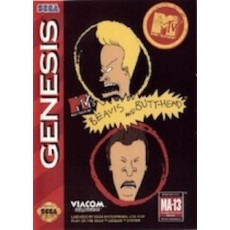 Sega Genesis Box Art Beavis and Butt-Head