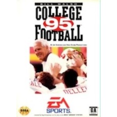 Sega Genesis Box Art Bill Walsh College Football 95