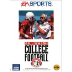 Sega Genesis Box Art Bill Walsh College Football