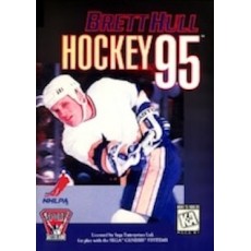 Sega Genesis Box Art Brett Hull Hockey 95