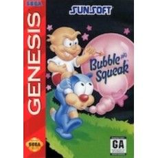 Sega Genesis Box Art Bubble and Squeak