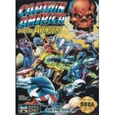 Sega Genesis Box Art Captain America and the Avengers