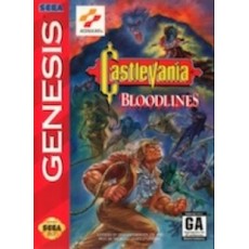 Sega Genesis Box Art Castlevania Bloodlines