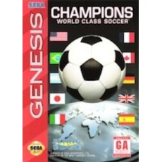 Sega Genesis Box Art Champions World Class Soccer