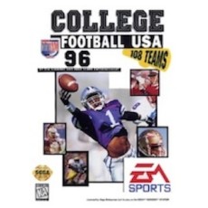 Sega Genesis Box Art College Football USA 96