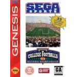 Sega Genesis Box Art College Football's National Championship