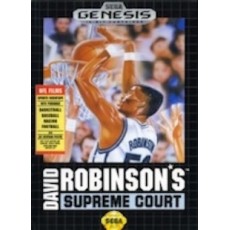 Sega Genesis Box Art David Robinson's Supreme Court