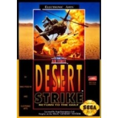 Sega Genesis Box Art Desert Strike Return to the Gulf