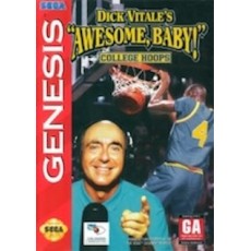 Sega Genesis Box Art Dick Vitale's Awesome Baby College Hoops