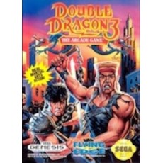 Sega Genesis Box Art Double Dragon III The Arcade Game