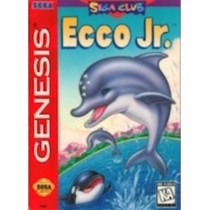Sega Genesis Box Art Ecco Jr