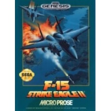 Sega Genesis Box Art F-15 Strike Eagle II