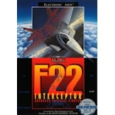 Sega Genesis Box Art F-22 Interceptor
