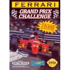 Sega Genesis Box Art Ferrari Grand Prix Challenge