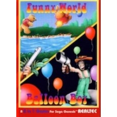 Sega Genesis Box Art Funny World & Balloon Boy