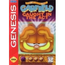 Sega Genesis Box Art Garfield Caught in the Act