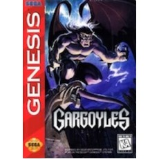 Sega Genesis Box Art Gargoyles