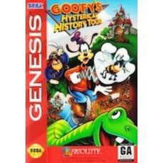 Sega Genesis Box Art Goofy's Hysterical History Tour